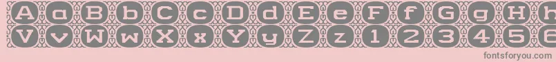 CameyNormala Font – Gray Fonts on Pink Background