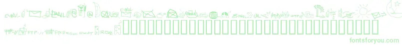 Weitere Informationen zur Imfornation-Schriftart Imfornation-Schriftart – Grüne Schriften