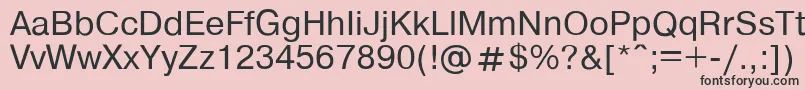 Helvdl Font – Black Fonts on Pink Background