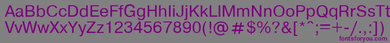 Шрифт Helvdl – фиолетовые шрифты на сером фоне