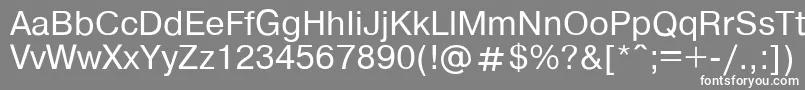 Helvdl Font – White Fonts on Gray Background