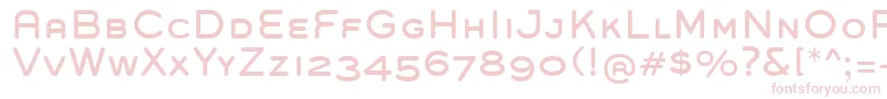 GroverCaps Font – Pink Fonts on White Background