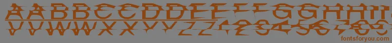 Misplace Font – Brown Fonts on Gray Background