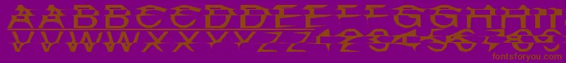 More about Misplace Font Misplace Font – Brown Fonts on Purple Background