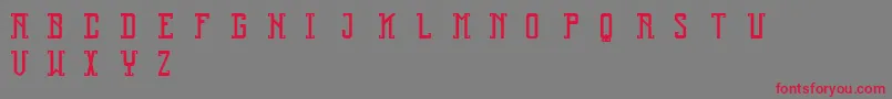 Reliquary Font – Red Fonts on Gray Background
