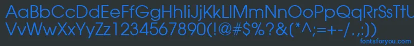 Agagcb Font – Blue Fonts on Black Background
