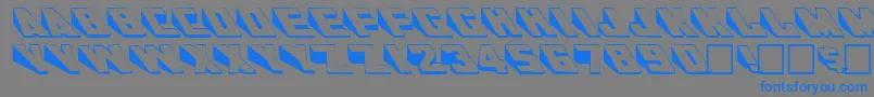 More about WedgieRegular Font WedgieRegular Font – Blue Fonts on Gray Background