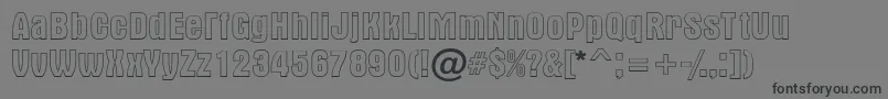 Altern1 Font – Black Fonts on Gray Background