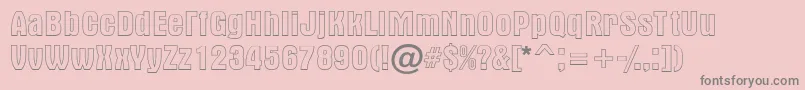 Altern1 Font – Gray Fonts on Pink Background