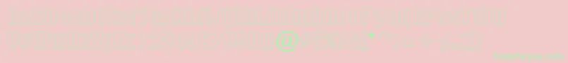 Altern1 Font – Green Fonts on Pink Background