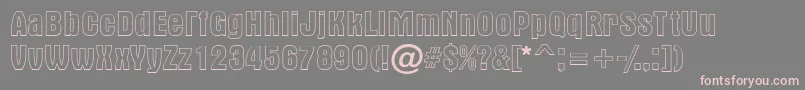 Altern1 Font – Pink Fonts on Gray Background