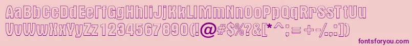Altern1 Font – Purple Fonts on Pink Background