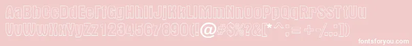 Altern1 Font – White Fonts on Pink Background