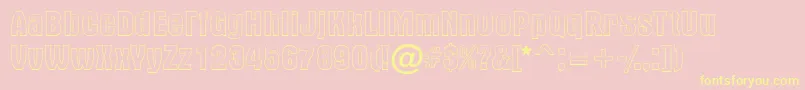 Altern1 Font – Yellow Fonts on Pink Background