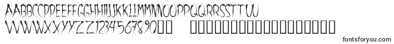 Aracnoide-fontti – sumentuneet fontit