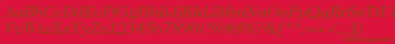 More about Caslon224stdBookitalic Font Caslon224stdBookitalic Font – Brown Fonts on Red Background