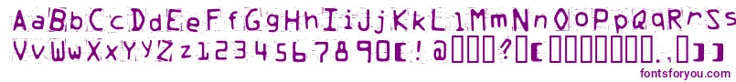 Trash Font – Purple Fonts