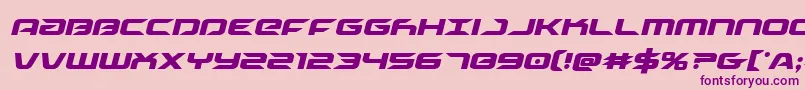 Шрифт Drivecondital – фиолетовые шрифты на розовом фоне
