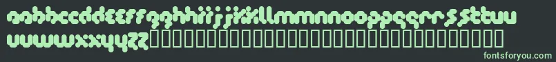 Timecode Font – Green Fonts on Black Background