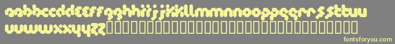 Timecode Font – Yellow Fonts on Gray Background