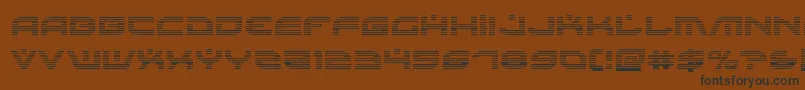 Battlefieldv4grad Font – Black Fonts on Brown Background
