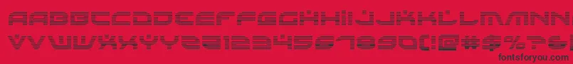 Battlefieldv4grad Font – Black Fonts on Red Background