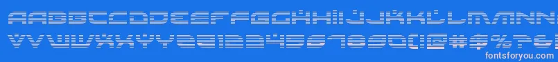 Battlefieldv4grad-Schriftart – Rosa Schriften auf blauem Hintergrund