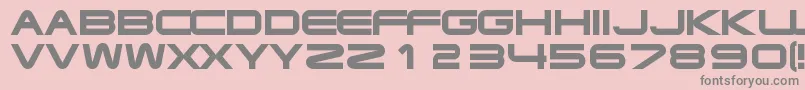 Xoireqe Font – Gray Fonts on Pink Background