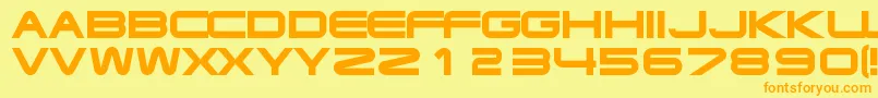 Подробнее о шрифте Xoireqe Шрифт Xoireqe – оранжевые шрифты на жёлтом фоне