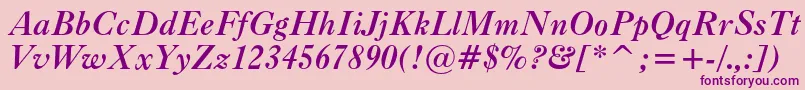 More about Caslonc540btBolditalic Font Caslonc540btBolditalic Font – Purple Fonts on Pink Background