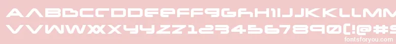 Newmarsexpand Font – White Fonts on Pink Background