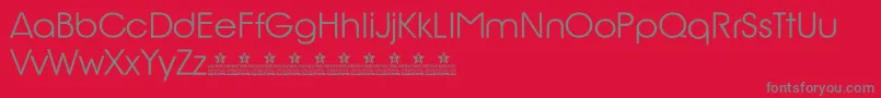 BillyArgelRioGlamourPersonalUse-Schriftart – Graue Schriften auf rotem Hintergrund