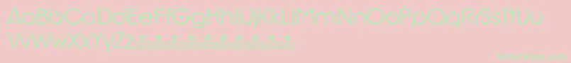 BillyArgelRioGlamourPersonalUse-Schriftart – Grüne Schriften auf rosa Hintergrund