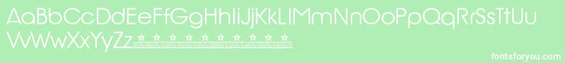 BillyArgelRioGlamourPersonalUse Font – White Fonts on Green Background