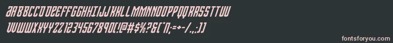 Viceroyital Font – Pink Fonts on Black Background