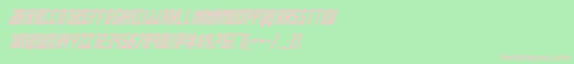 Lisätietoja Viceroyital-fontista Viceroyital-fontti – vaaleanpunaiset fontit vihreällä taustalla