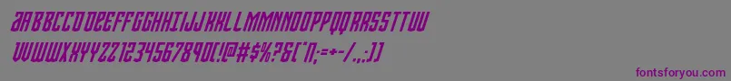Weitere Informationen zur Viceroyital-Schriftart Viceroyital-Schriftart – Violette Schriften auf grauem Hintergrund