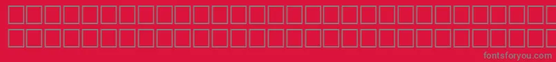Alawi340 Font – Gray Fonts on Red Background