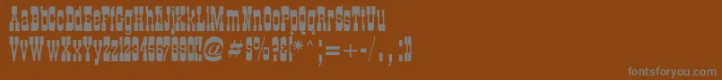 More about Oldwestern Font Oldwestern Font – Gray Fonts on Brown Background