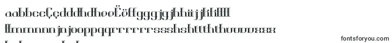 Blackoni-Schriftart – nyanja Schriften