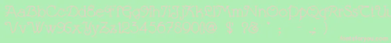 Margaritaville Font – Pink Fonts on Green Background