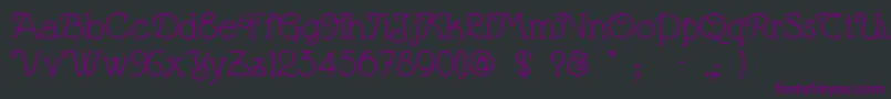 Margaritaville Font – Purple Fonts on Black Background