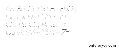 UltimapdabHairlineitalic Font