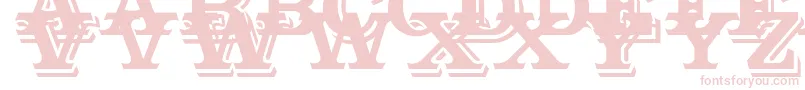 Outstanding Font – Pink Fonts on White Background