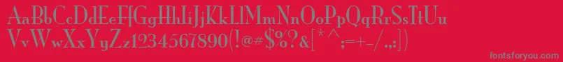 MonaLisaSolidItcTt Font – Gray Fonts on Red Background