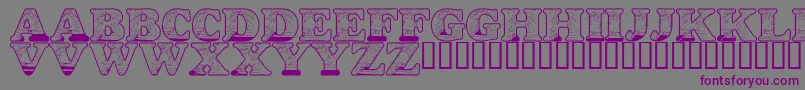 LmsKissDeGirl Font – Purple Fonts on Gray Background