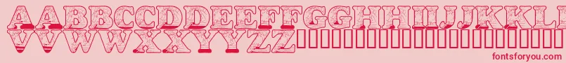 LmsKissDeGirl Font – Red Fonts on Pink Background