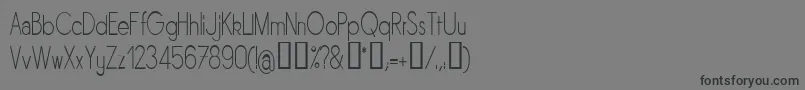 Sornln Font – Black Fonts on Gray Background