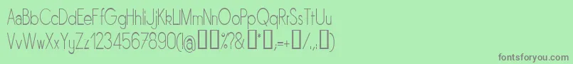 Sornln Font – Gray Fonts on Green Background