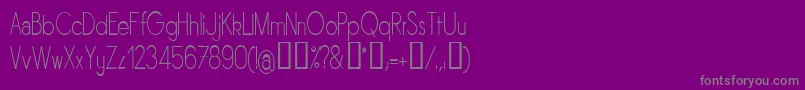 Sornln Font – Gray Fonts on Purple Background